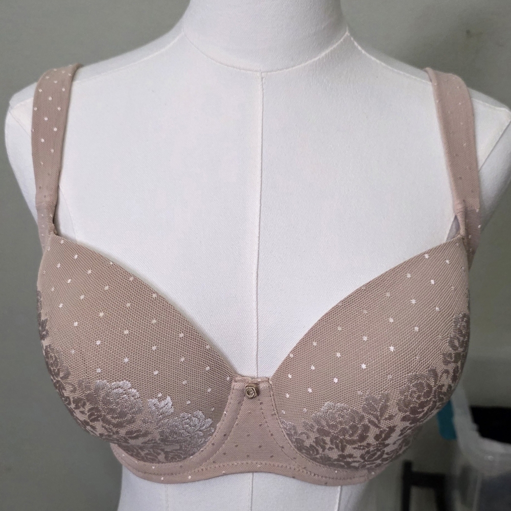Soma Stunning Support Full Coverage Bra 32DDD - Nude